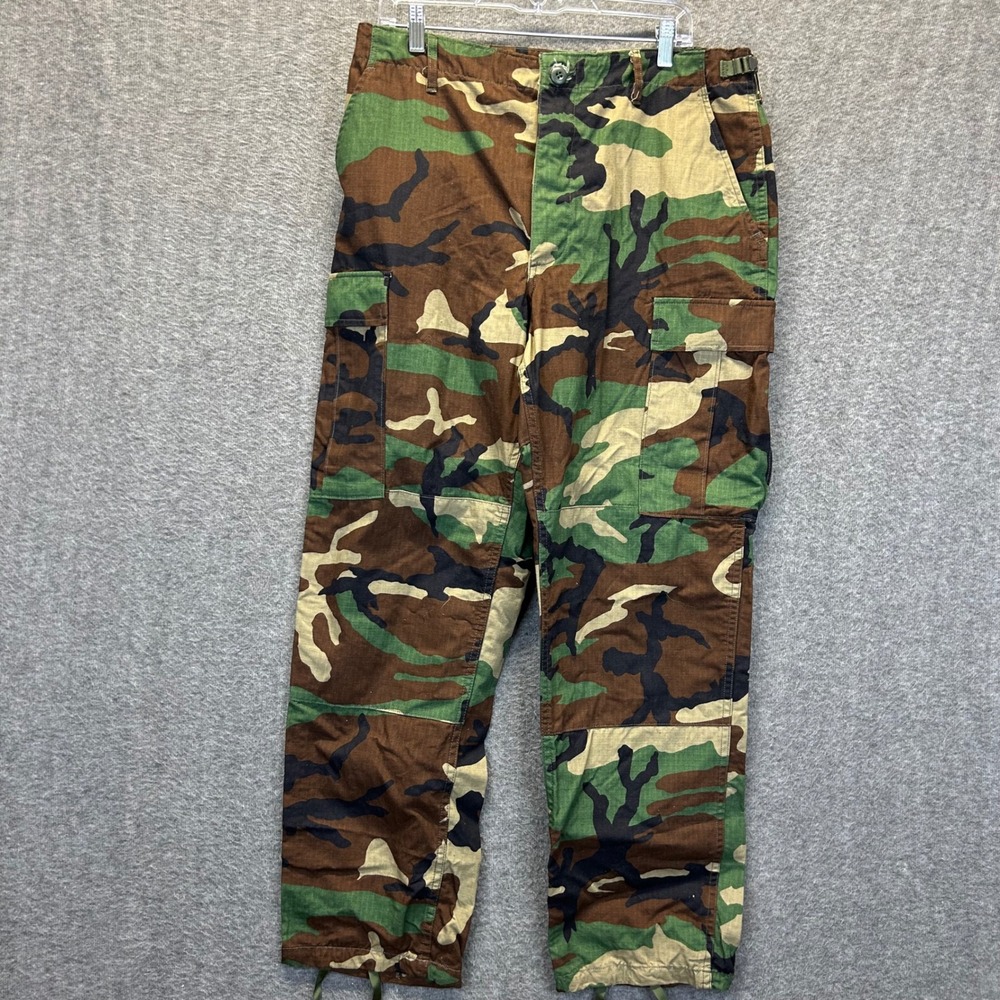 Propper Mens Woodland Camo BDU Cargo Pants Ripstop Cotton M/R F5201